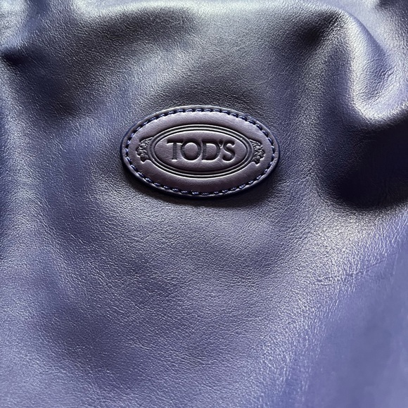 Tod’s Purple Leather Tote EUC - Picture 2 of 10